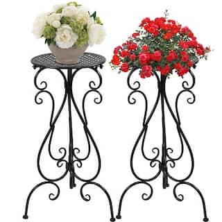 2 Pack Plant Stands Indoor Outdoor - 13.78 x 13.78x 22.5 inches