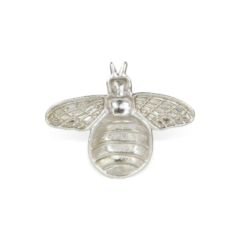 Roven Cast Iron Bumble Bee Dish - Silver