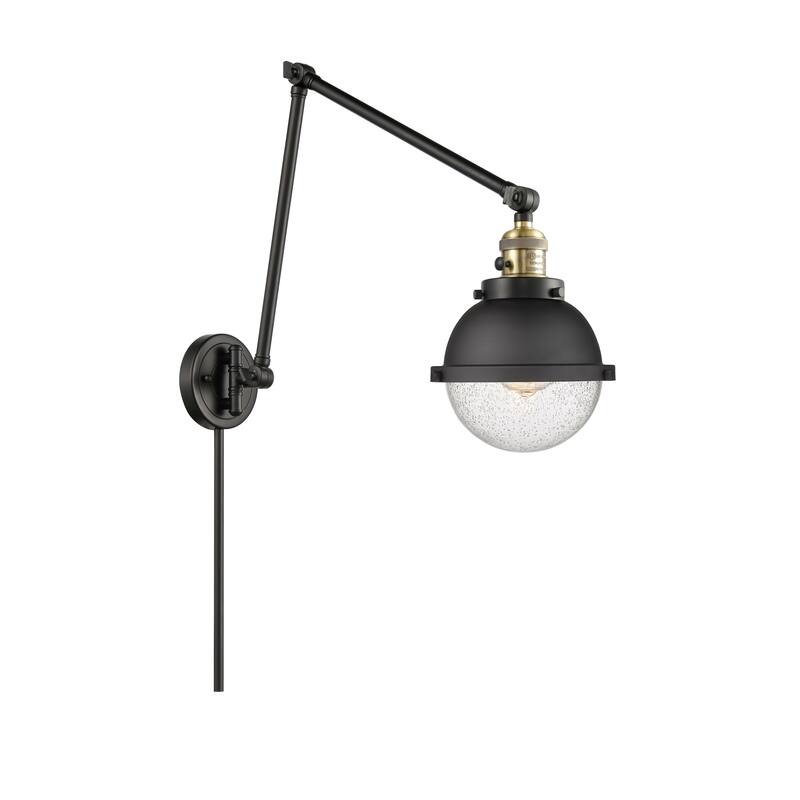 Innovations Lighting Hampden - 1 Light 7" Double Extension Swing Arm