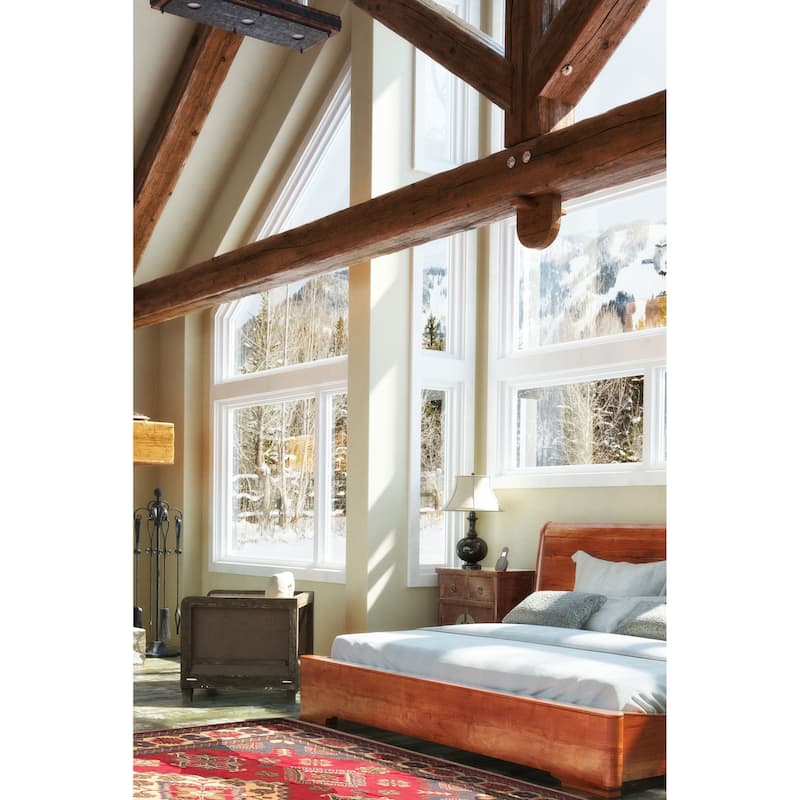 ECARPETGALLERY Hand-knotted Kargahi Red Wool Rug - 5'0 x 6'6