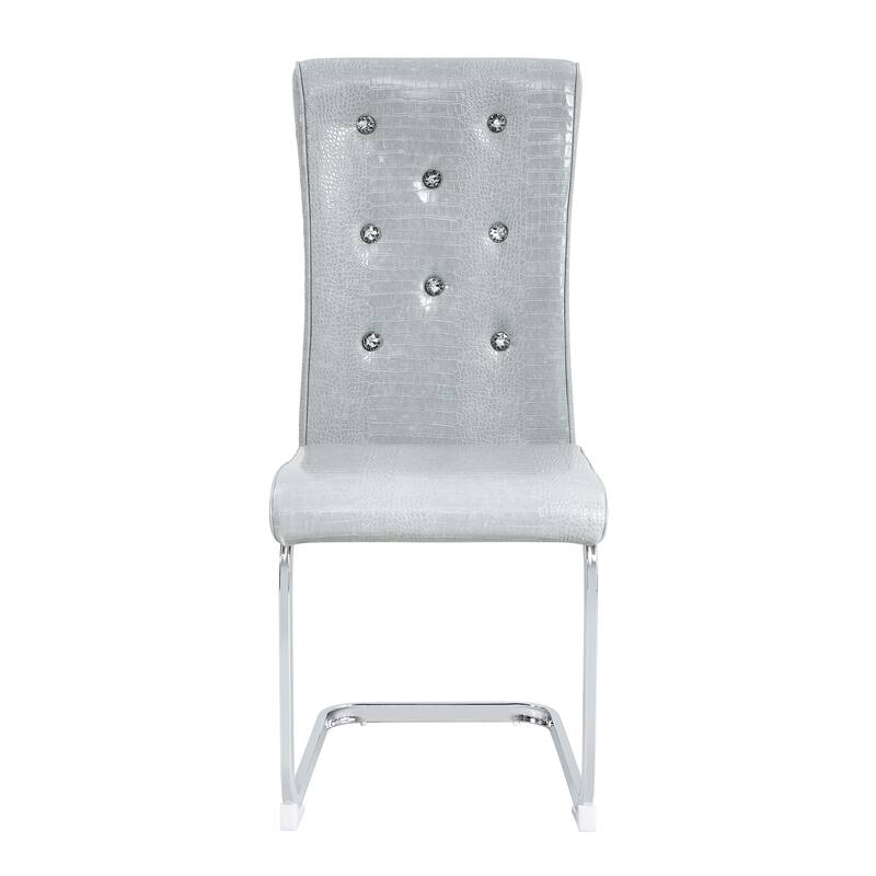 Dining Chair Side Chair Kitchen Chair Leisure Chair Lounge Chair Office Chair Armless Chair with Metal Legs