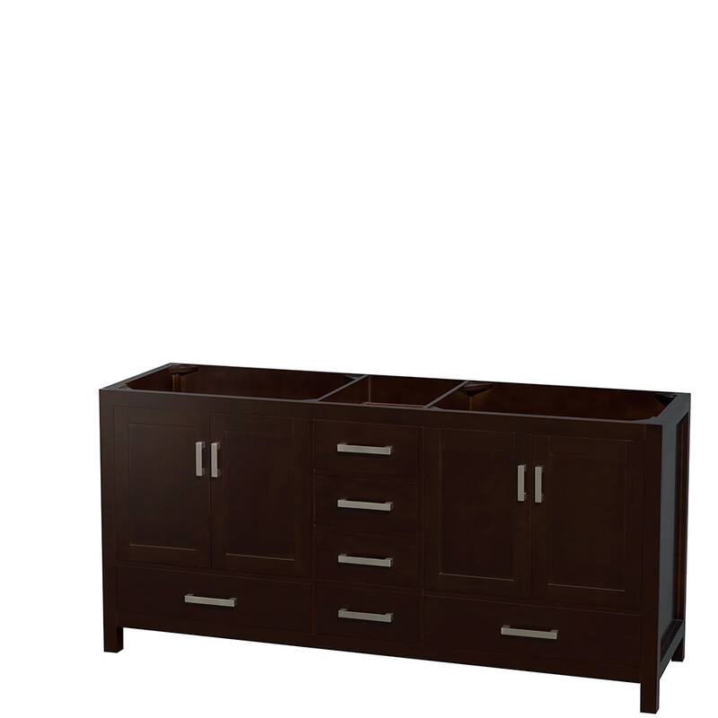 Wyndham Collection Sheffield Double Vanity Set, Medicine Cabinets