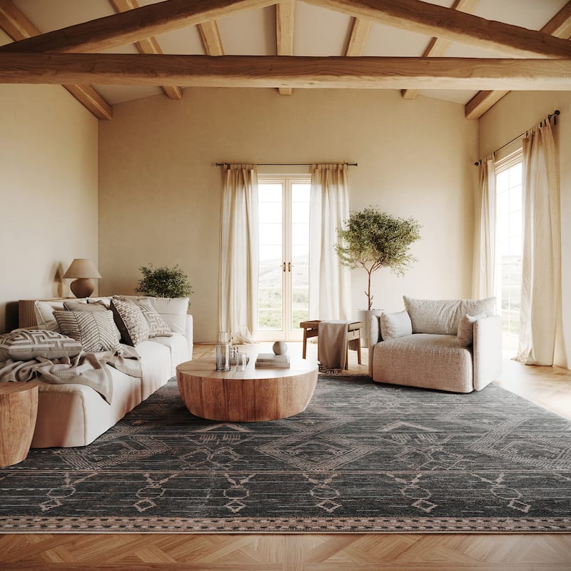 Nuloom Avielle Abstract Handmade Wool Area Rug