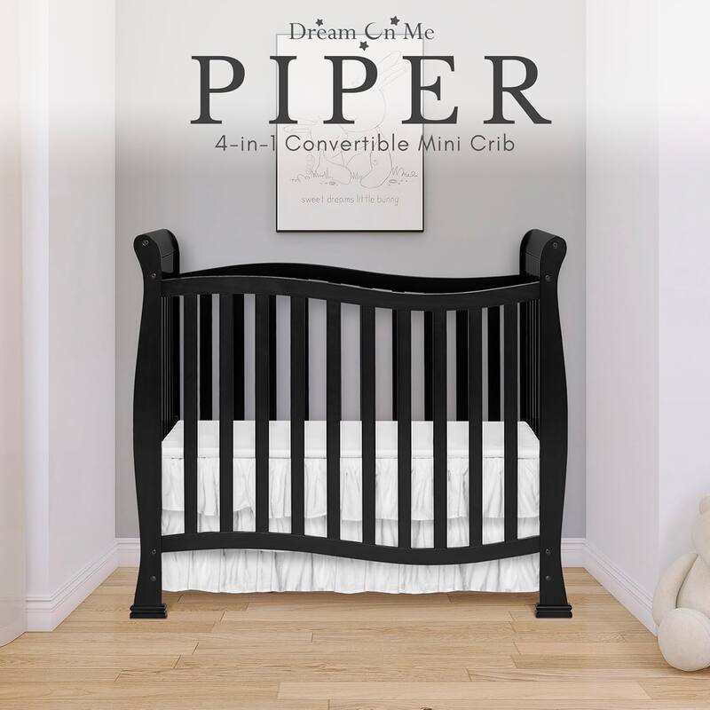 Dream On Me Violet 4-In-1 Convertible Mini Crib