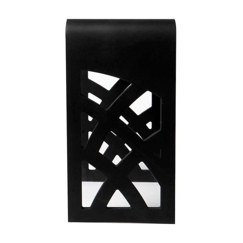 ALFI brand ABST88BM Black Matte Solid Surface Resin Bathroom / Shower Stool