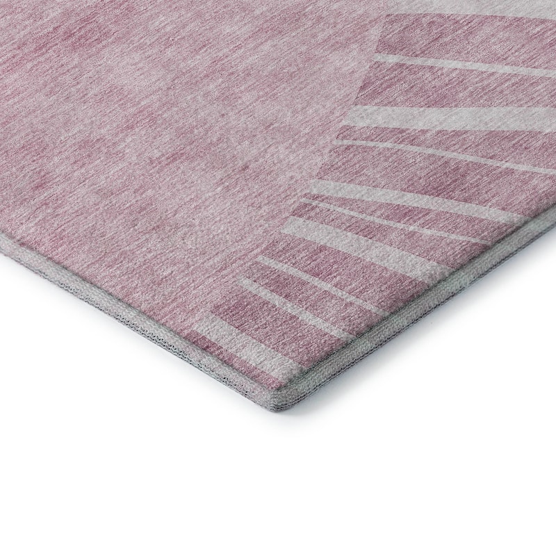 Premium Washable Super Soft Contemporary Rays Mayfield Rug