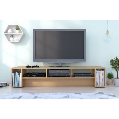 Nexera Rustik 72 inch TV Stand, Natural Maple