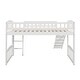 preview thumbnail 21 of 22, Twin Size Loft Bed With Slide and Ladder And Solid Construction For Bedroom,Dorm,Kids