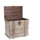preview thumbnail 3 of 3, Household Essentials Antiqued Decorative Trunk with Hinge and Lid