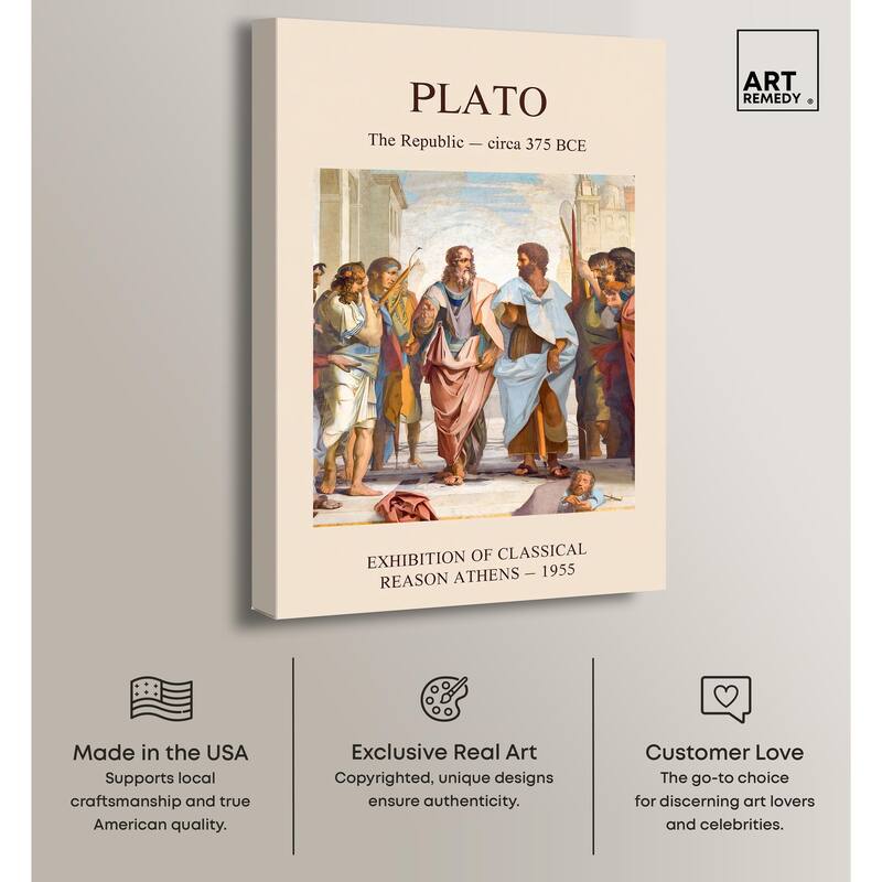 World of Plato's Republic Canvas by Art Remedy, Gallery Wrapped