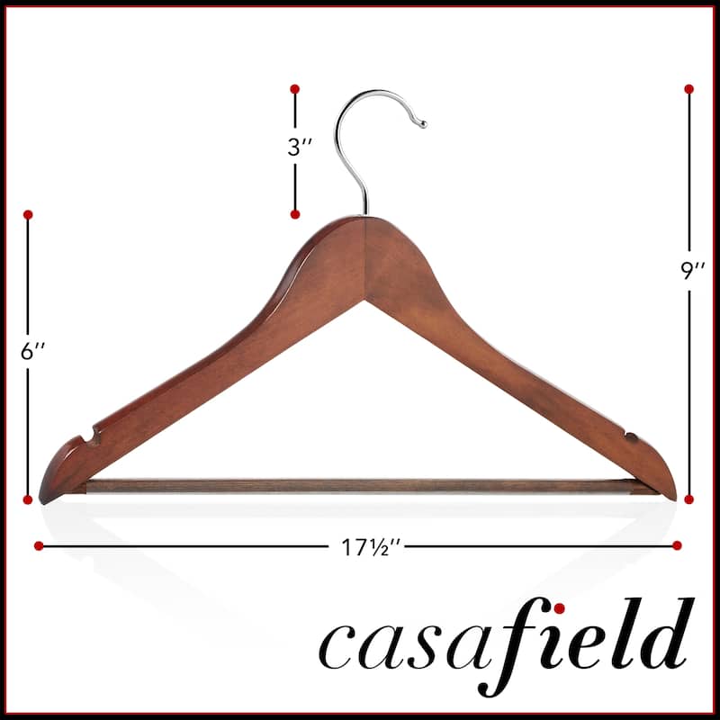 20 Wooden Suit Hangers
