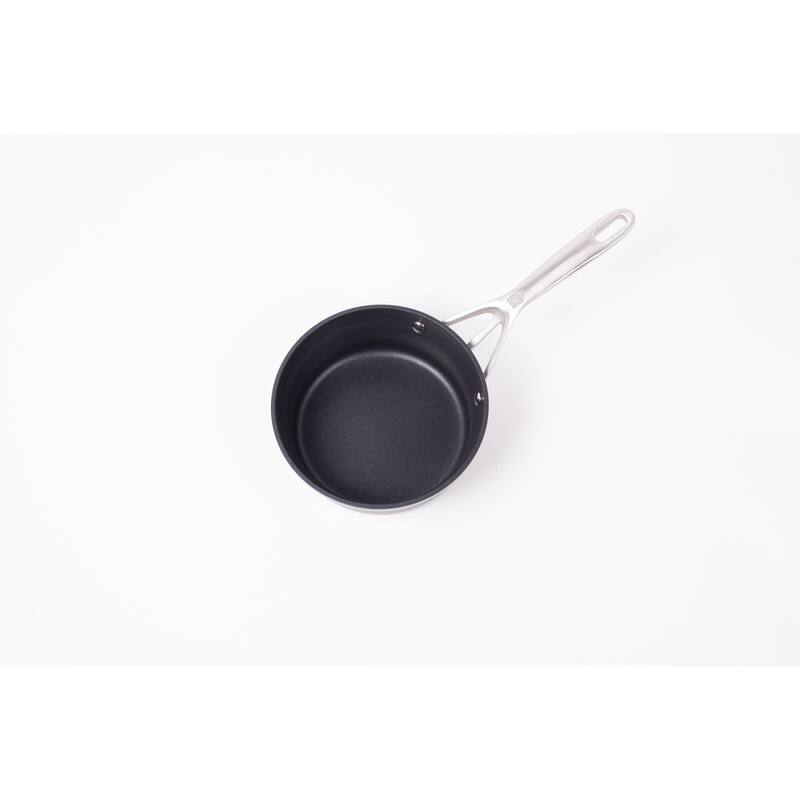 ZWILLING Motion Hard Anodized 1.5-qt Aluminum Nonstick Sauce Pan with Lid - Black