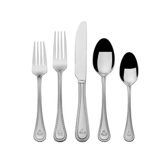 Towle Living Everyday Pueblo 20-Piece Flatware Set - Stainless Steel, Service For 4, Dishwasher Safe