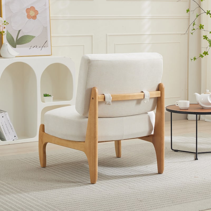 Modern Teddy Slipper Chair Armless Lounge Sofa