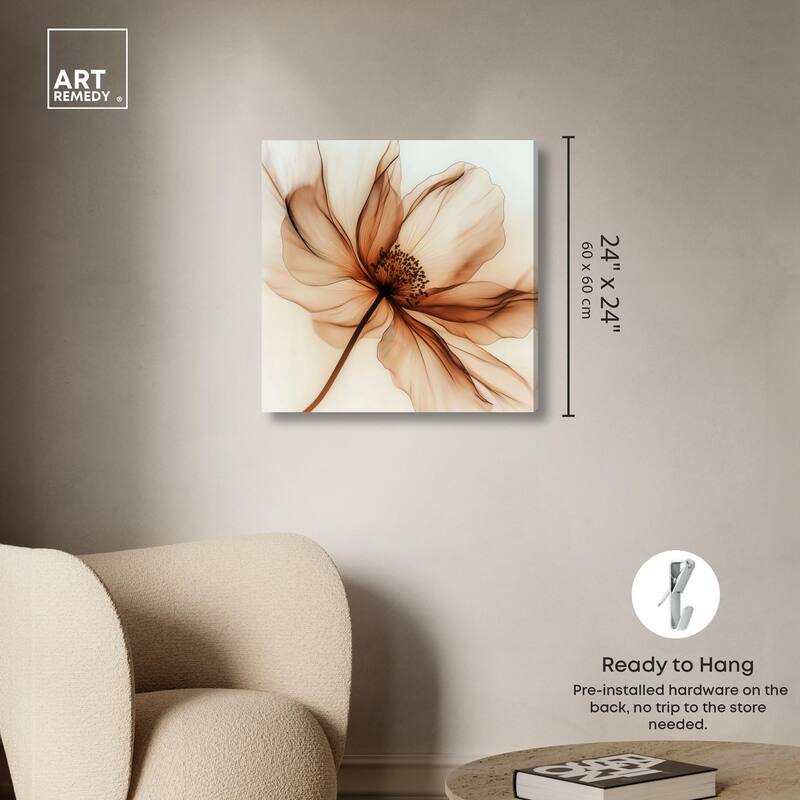 Fragile Elegance I Canvas by Art Remedy, Gallery Wrapped