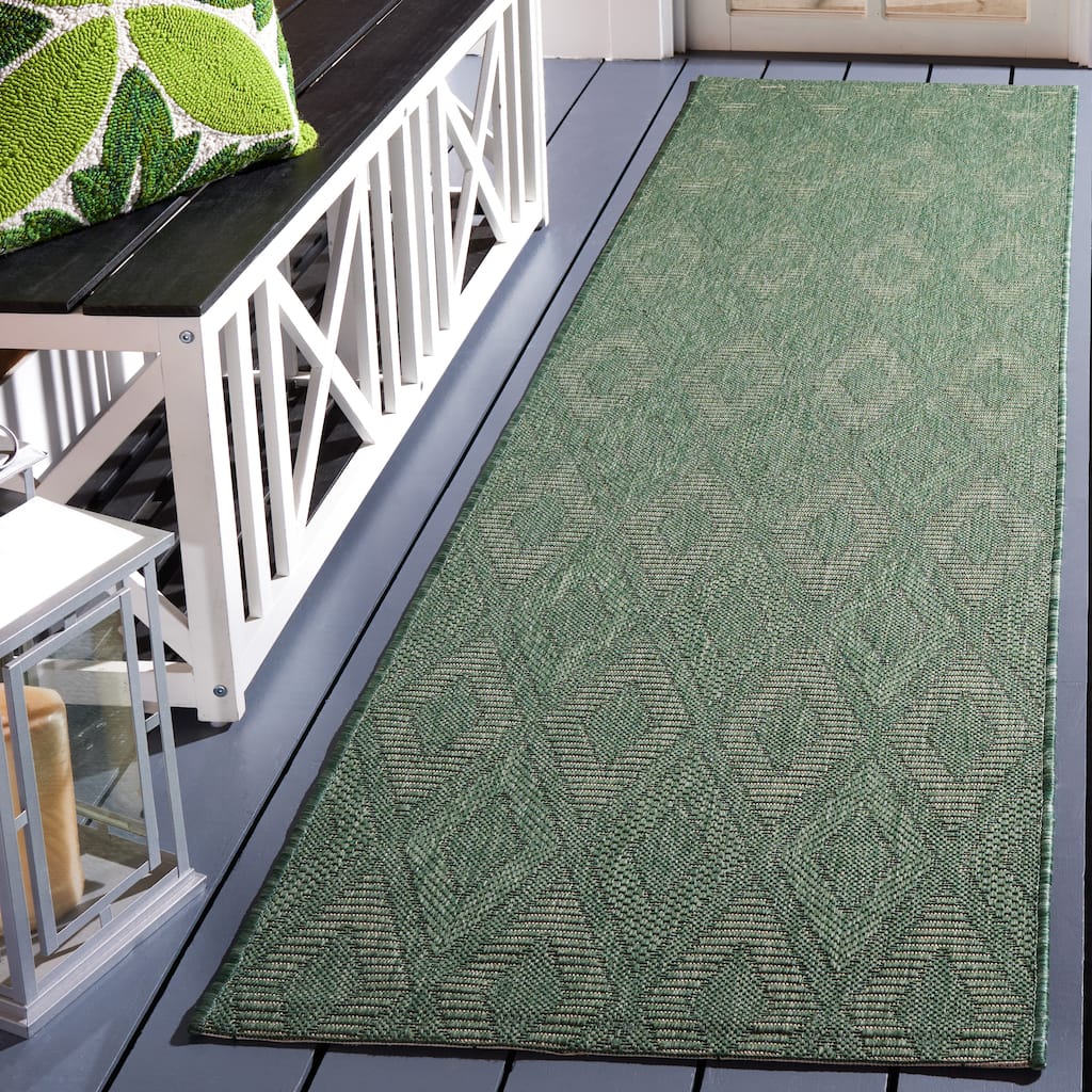 SAFAVIEH Courtyard Briony Indoor/ Outdoor Waterproof Backyard Patio Rug
