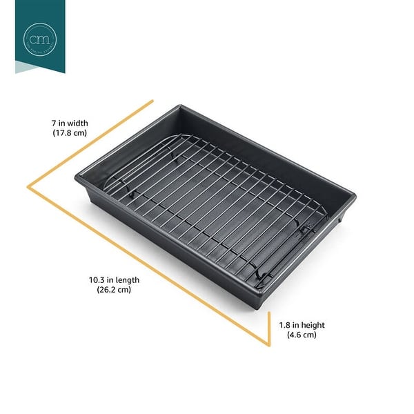 Chicago Metallic Non-Stick Petite Roast Set, 10x7 Inch