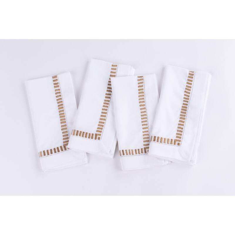 Serena, Cotton, Dinner Napkin Set (Set of 4)