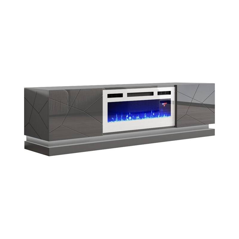 Shu WH-EF Electric Fireplace 71" TV Stand