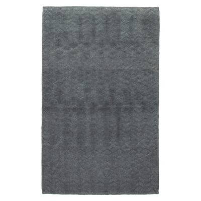ECARPETGALLERY Hand-knotted Tangier Grey Wool Rug - 2'11 x 4'11