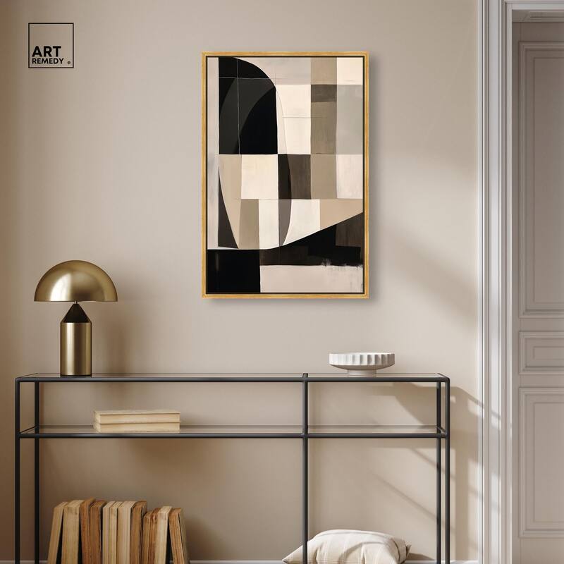 Modern Shapes II Canvas by Art Remedy