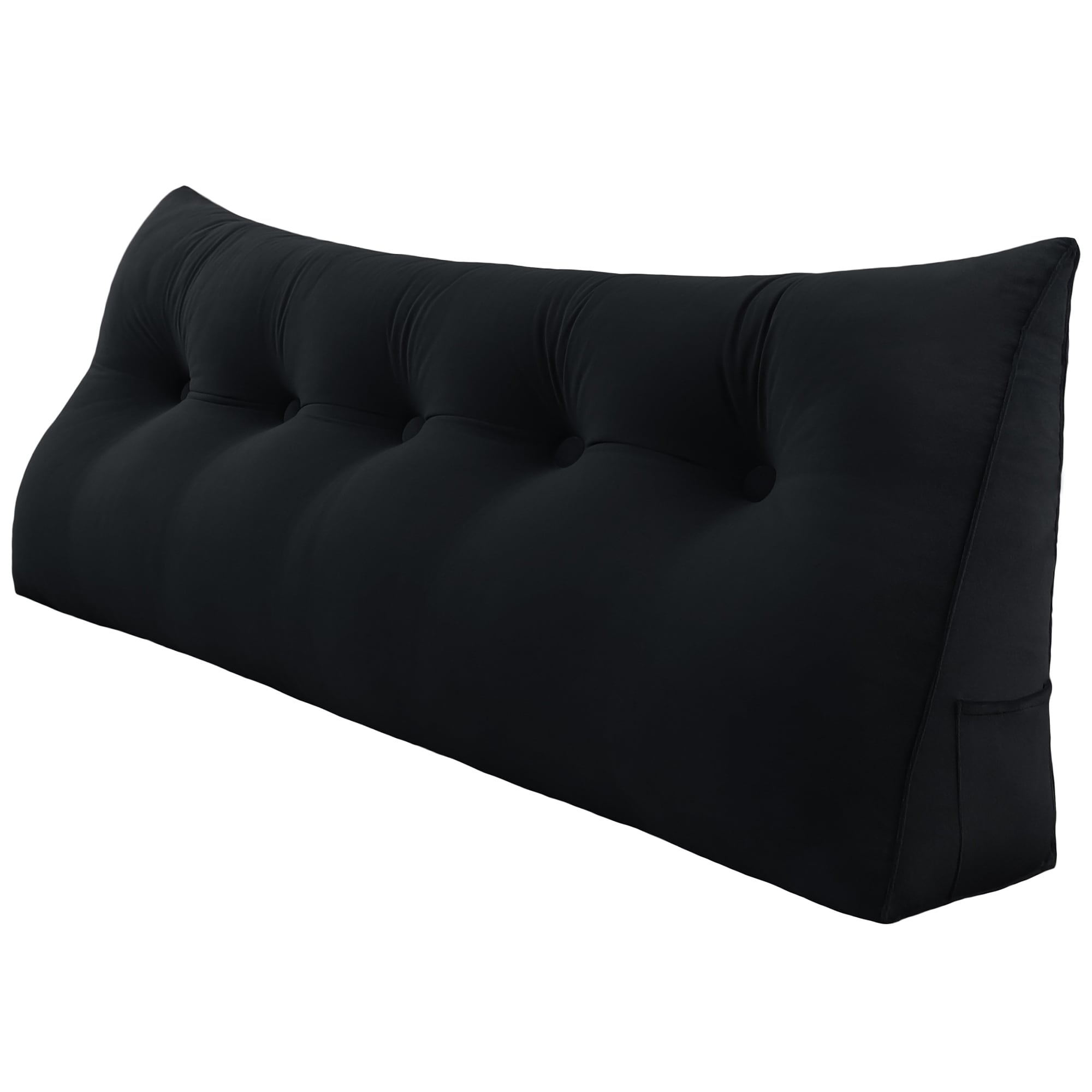 WOWMAX Bed Rest Wedge Bolster Headboard Back Support Pillow Velvet - On  Sale - Bed Bath & Beyond - 30214615
