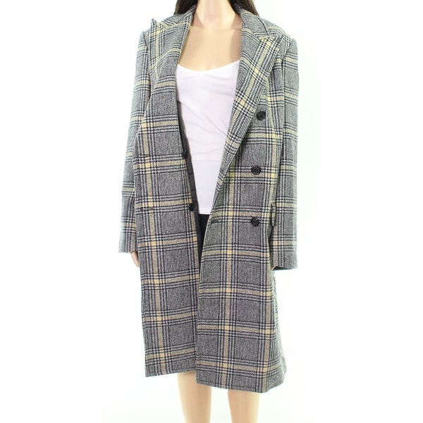 ralph lauren plaid wool coat