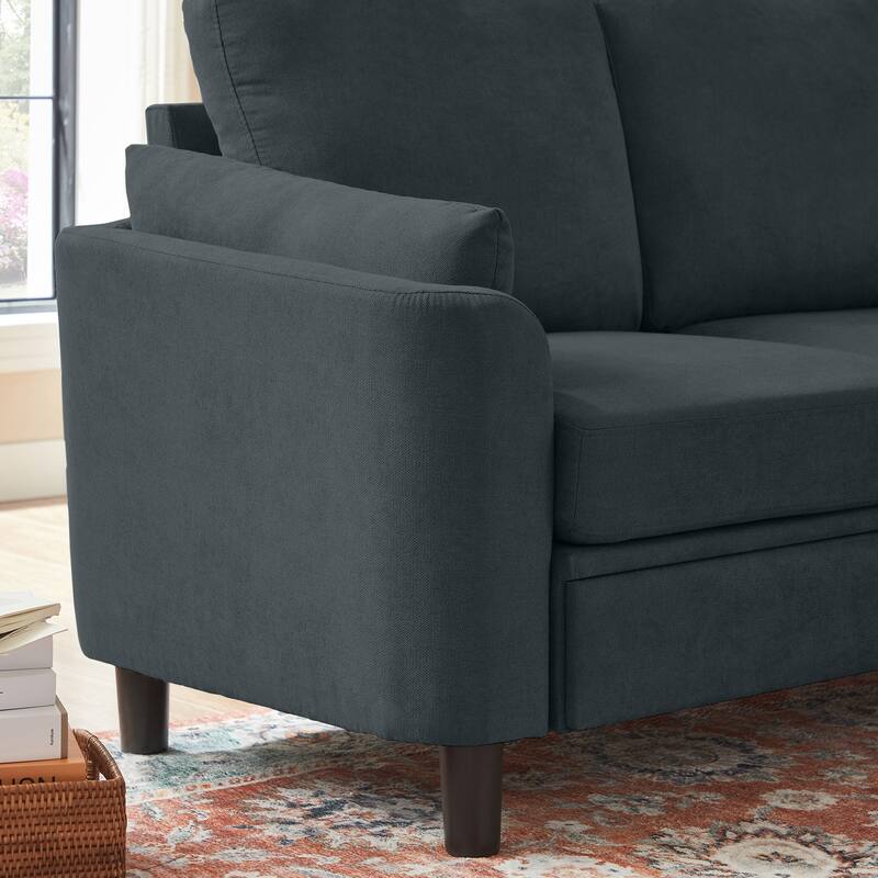 59.06" Loveseat Sofa with Soft Handrest