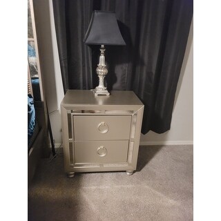 Shop Silver Orchid Prince Silver Nightstand Overstock 18062974