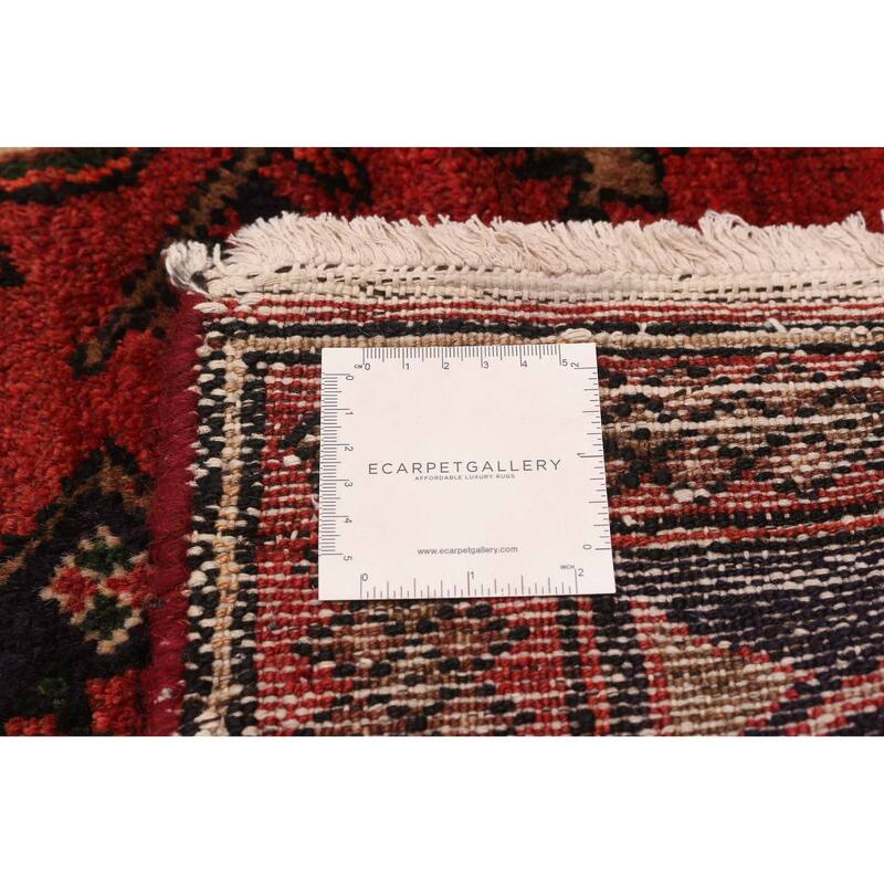 ECARPETGALLERY Hand-knotted Andelz Red Wool Rug - 4'7 x 6'11