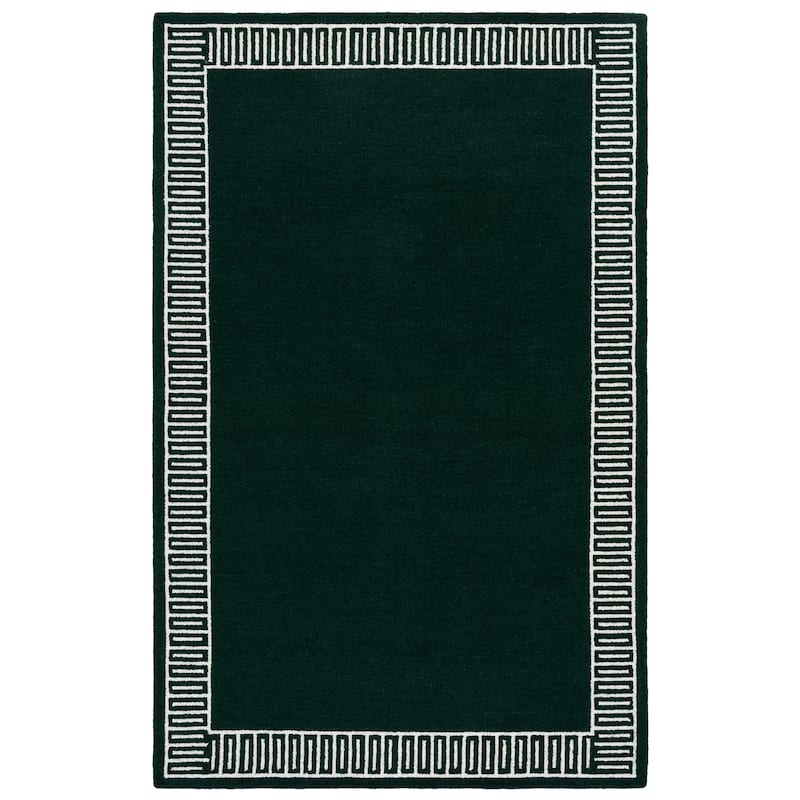 SAFAVIEH Handmade Metro Aneta Wool Rug - 9' x 12' - Green/Ivory