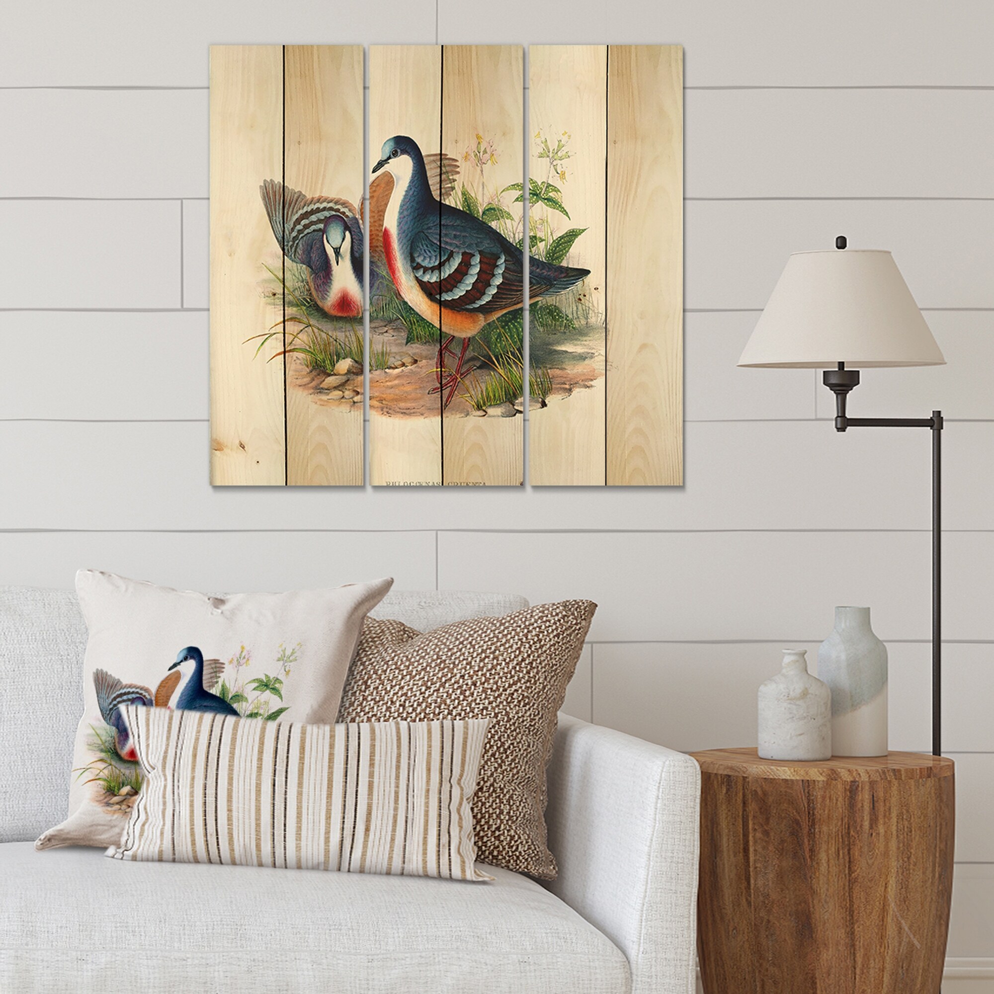 Designart 'Vintage Birds In The Wild IV' Traditional Print-image