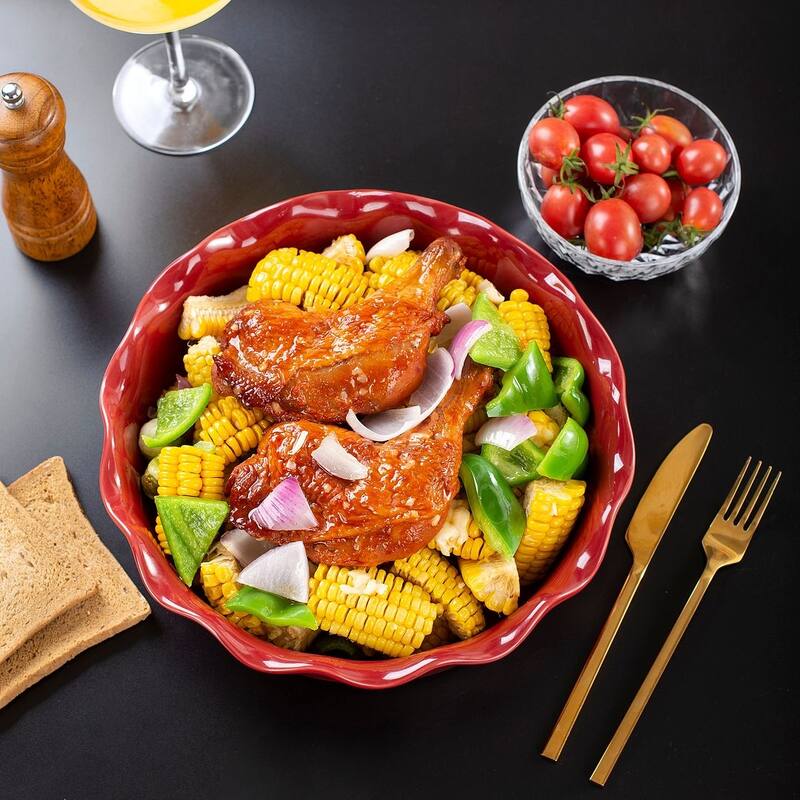10.5" Stoneware Pie Quiche Pan 60 Oz.