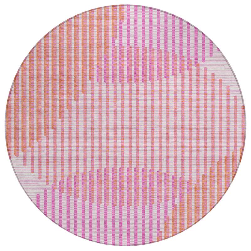 HomeRoots Geometric Transitional Rectangle Outdoor Rug