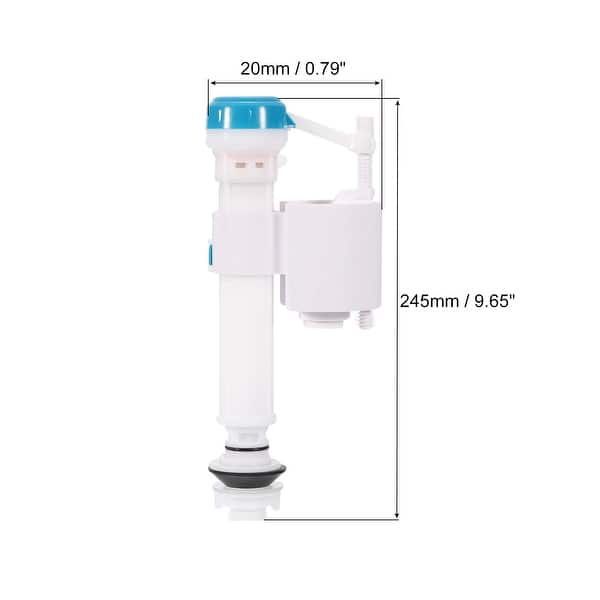 Wall Hung Toilet Water Inlet Valve – In-Wall Tank Fill Valve With G1/2 Or G3/8 Connection, Space-Saving Plastic Design, Easy Maintenance, Compatible With Modern & Traditional Toilets