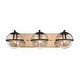 preview thumbnail 5 of 23, Davenay 31'' Wide 4-Light Vanity Light - Satin Nickel 23'' - Satin Brass