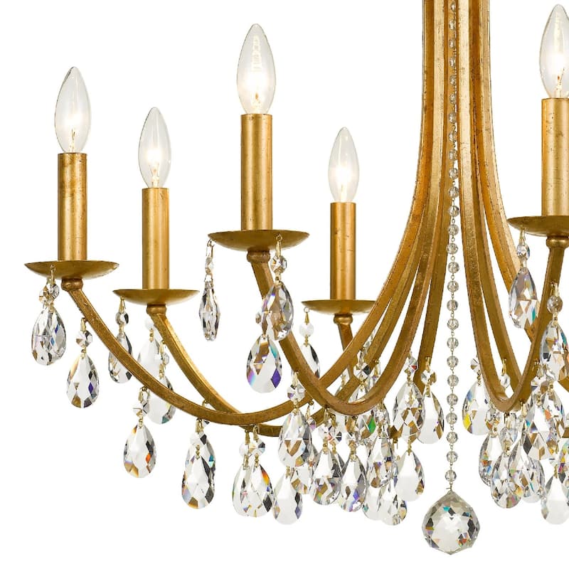 Crystorama Lighting Group Bridgehampton 8 Light 28" Wide Crystal