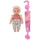 preview thumbnail 2 of 3, New Adventures Little Darlings: Out For A Stroll 12" Doll Flamingo Jumper Pink & Blue Outfit