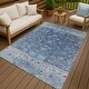 preview thumbnail 55 of 118, Machine Washable Indoor/ Outdoor Traditional Border Chantille Rug