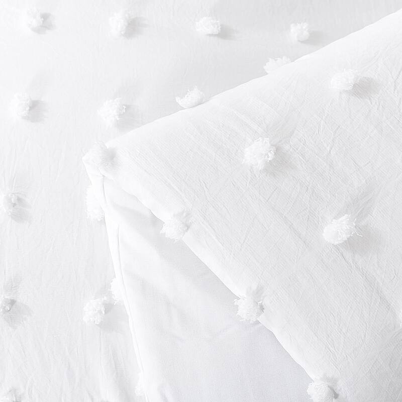 Tufted Design Jacquard Comforter Set