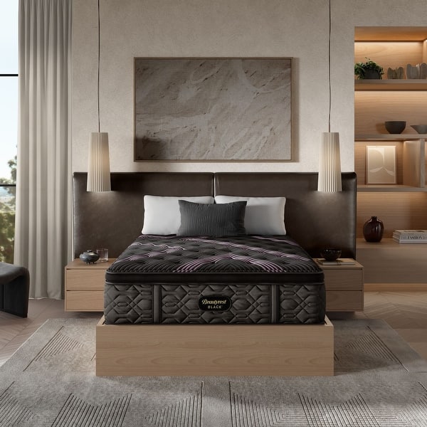 slide 2 of 10, Beautyrest Black Series Two 16.25" Plush Pillow Top Mattress