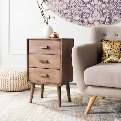SAFAVIEH Pomona Wood 3-drawer Chest