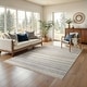 preview thumbnail 10 of 10, Cavett Textural Geometric Striped Beige/ Multi Area Rug 5' 3" x 7' 6" - Rectangle