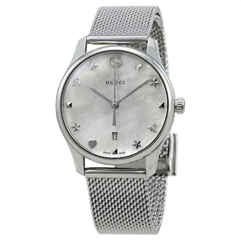 Gucci Women's G-Timeless Mop Dial Watch - YA126583 - One Size