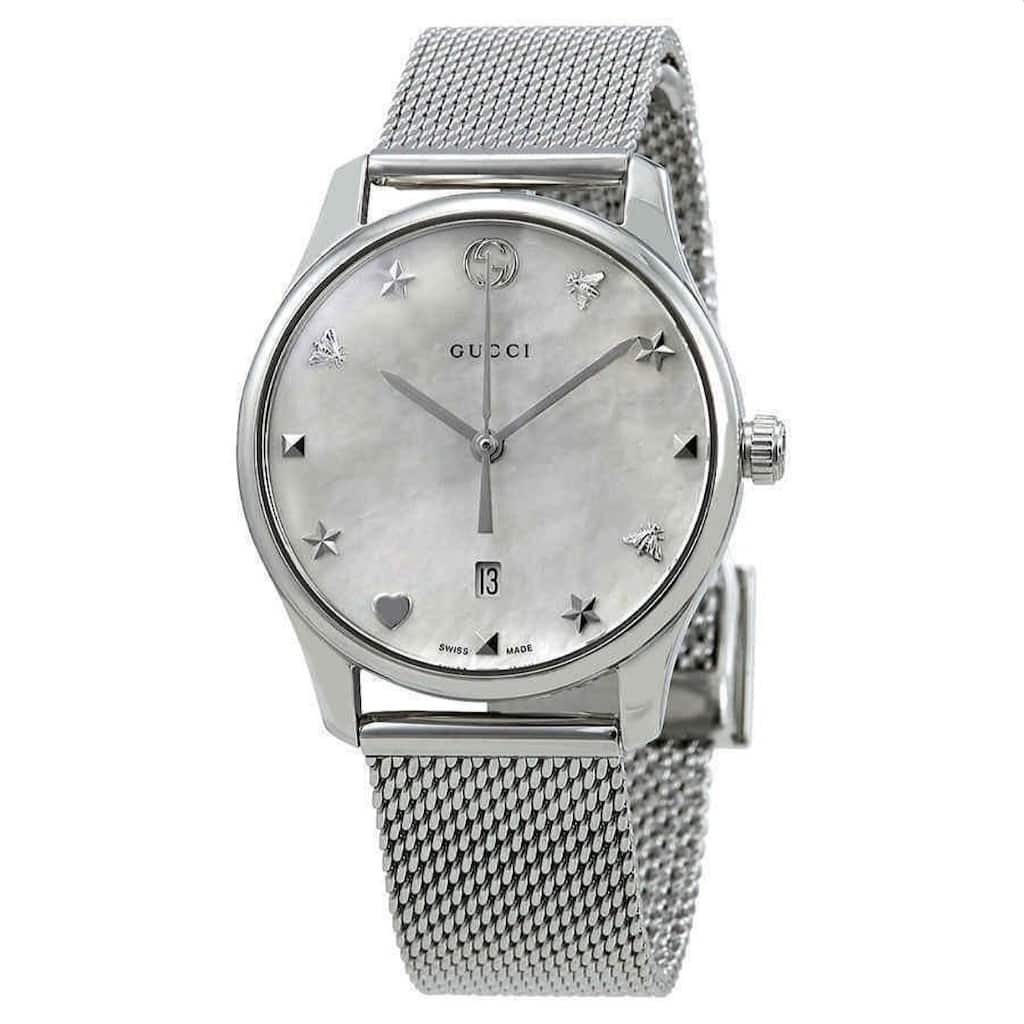 Gucci Women's G-Timeless Mop Dial Watch - YA126583 - One Size