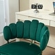 preview thumbnail 50 of 118, Velvet Home Office Desk Chair, Height Adjustable Task Chair, Armless Single Chair with Wheels, 360° Swivel Vanity Chair - N/A