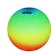 preview thumbnail 1 of 3, GSE™ 10" Inflatable Playground Balls, Kickball, Dodge Ball, Four Square Ball. Indoor/Outdoor Kids Toy Balls Rainbow