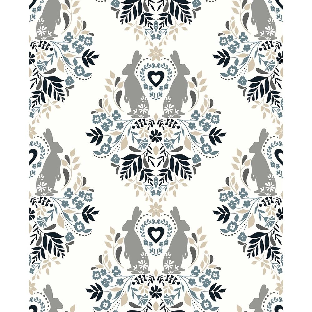 NextWall Spring Damask Peel and Stick Wallpaper - 20.5 in. W x 18 ft. L