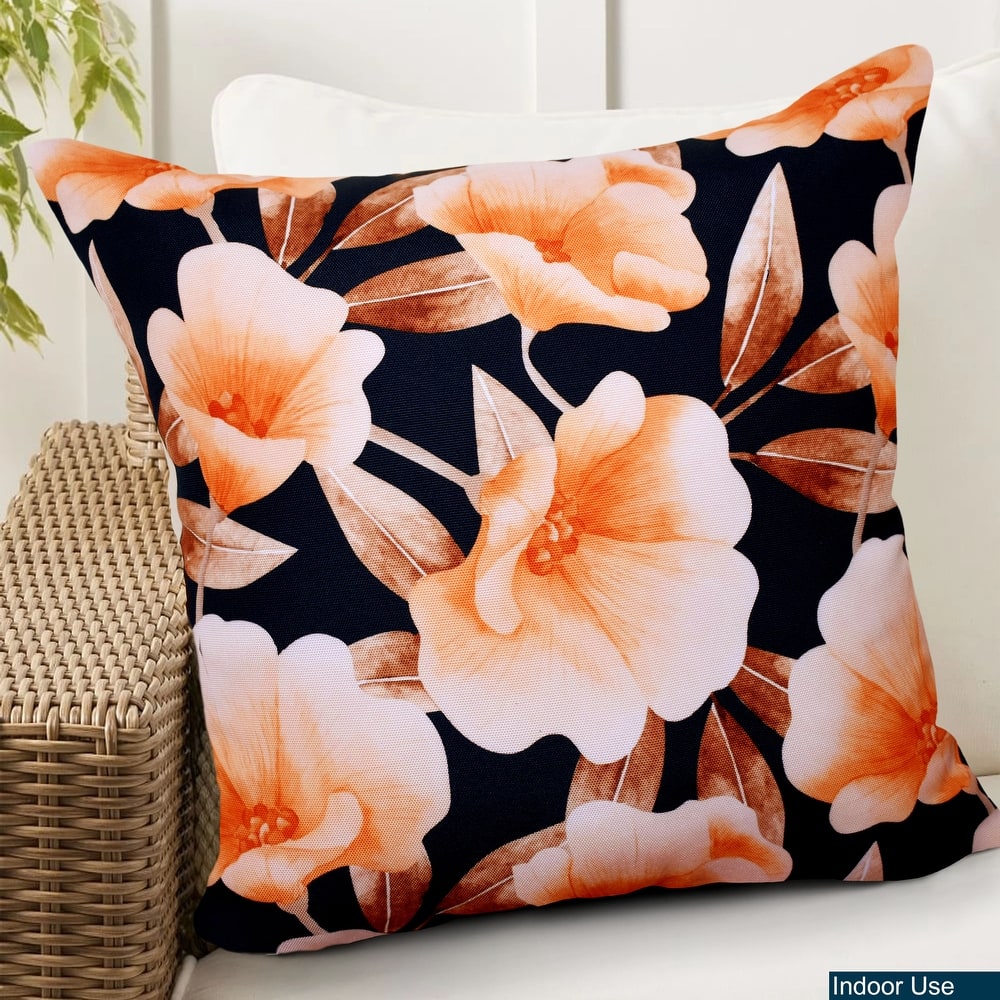 Decorative Indoor/Outdoor Throw Pillows with Inserts 18''X18'' Inches