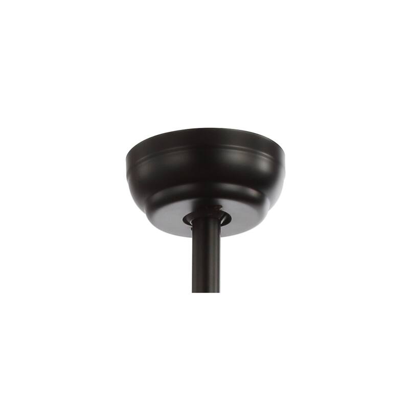 Brandy 52" 1-Light Mid-century LED Ceiling Fan With Remote, Oil Rubbed Bronze by JONATHAN Y
